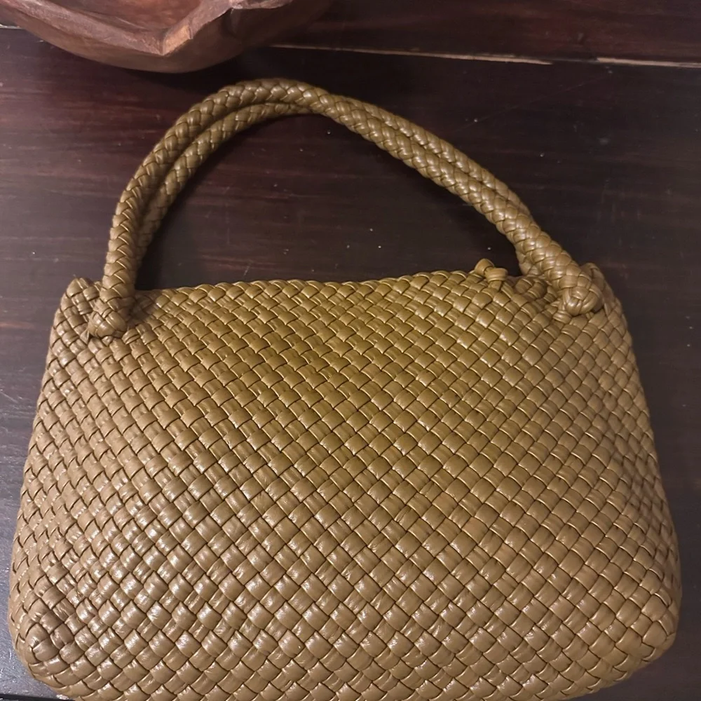 Bottega Brown Woven Handbag - Picture 2 of 6